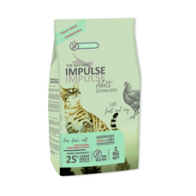 THE NATURAL IMPULSE CAT ADULT 2 KG