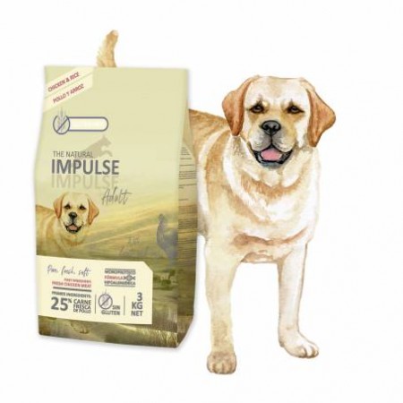 THE NATURAL IMPULSE DOG ADULT 12 KG
