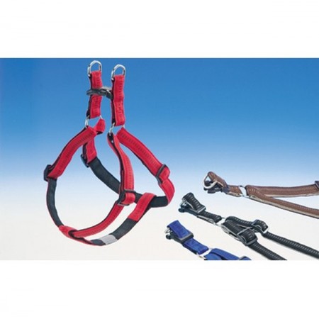 Collar De Naylon, Agarre Suave. 25 Mm 50-65 Cm Color Marrón