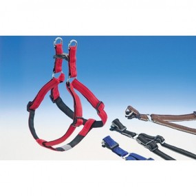 Arnes De Naylon, Agarre Suave. 25 Mm 50-65 Cm Color Marrón