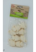 HUESO BLANCO NUDO 4PZ. 100GR 9CM