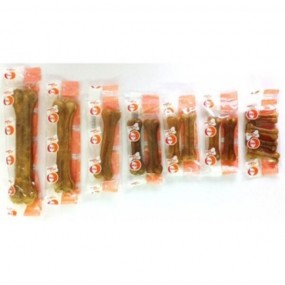 Hueso prensado de cuero 10cm 2ud/blister