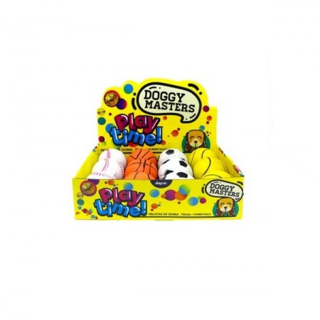 Doggy Master Playtime pelotas Sport Balls 72mm (12 unidades)