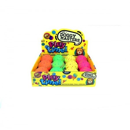 Doggy Master Playtime pelotas Flower Acid Balls 63mm (24 unidades)