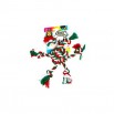 Doggy Master Colorful yute play pelota 6 nudos tiradores 8*25cm