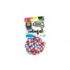 Doggy Masters Colorful yute play bola bordada 8cm