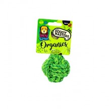DOGGY MASTERS ORGANICS YUTE PLAY PELOTA VERDE 5 CM