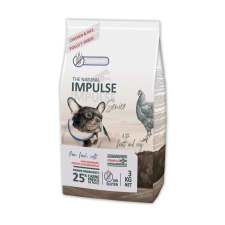The Natural Impulse Dog Senior 3 kg