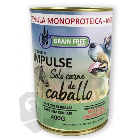 IMPULSE DOG HÚMEDO CABALLO 400 GR