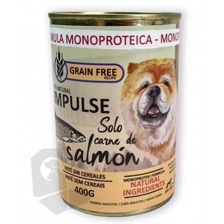 IMPULSE DOG HÚMEDO SALMÓN 400 GR