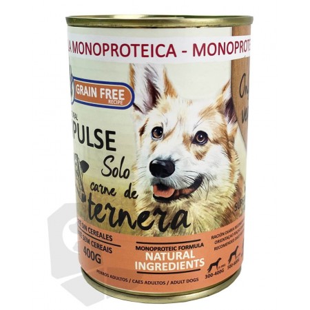 IMPULSE DOG HÚMEDO TERNERA 400 GR