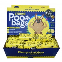 CAJA STRONG POO BAGS RECICLABES LIMON 54X15 UDS