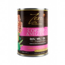 ZEN PATE PERROS CORDERO Y VEGETALES 400GR