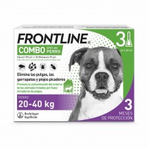 FRONTLINE COMBO PERROS 20-40 KG 3 P