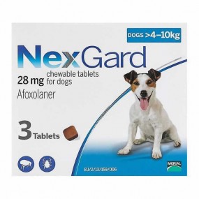 NEXGARD PERRO 4-10 KG 3 COMP