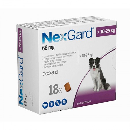 NEXGARD PERRO 10-25 KG 18 COMP