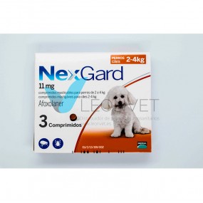 NEXGARD PERRO 2-4 KG 3 COMP