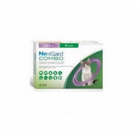 NEXGARD COMBO GATO S (-2.5KG) 0,3 ML-3 APLIC
