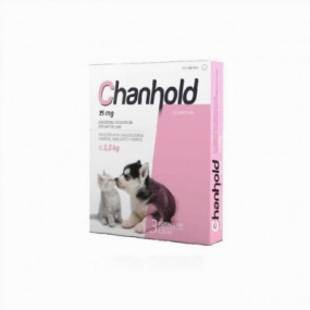 CHANHOLD 15 MG PERRO/GATO MENOS 2.5 KG XS 3 PIP
