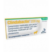 CLINDABACTIN 220 MG 10 COMPRIMIDOS