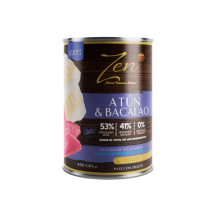 ZEN Paté con trozos perros Bacalao y Atún 400 gr