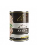 ZEN paté con trozos jabalí y pavo 400 gr