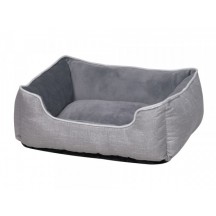 CAMA COMFORT CUADRADO CLASSIC PURNA 50x40x17 CM GRIS