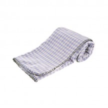 MANTA ROMBI AZUL CLARO 140 X 100 CM