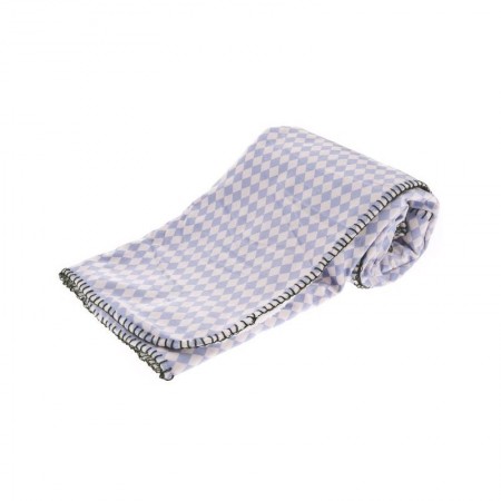 MANTA ROMBI AZUL CLARO 140 X 100 CM