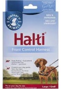 HALTI FRONT CONTROL HARNESS BLACK / RED LARGE