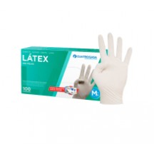 GUANTE LATEX SIN POLVO G/L 100 UD