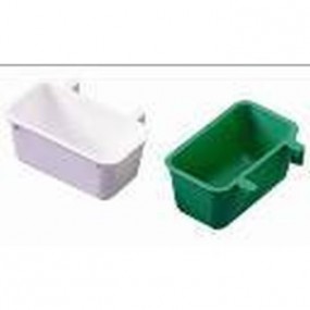 Comedero interior rectangular con gancho colores surtidos